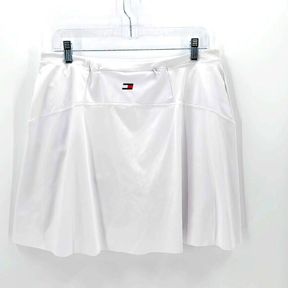 Tommy Hilfiger Sport white skort size L active wear golfing tennis pickle ball - Picture 2 of 6